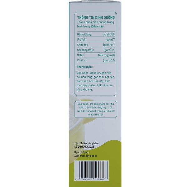 Cháo ăn dặm Mabu nguyên hạt 900g New (Từ 6 tháng)