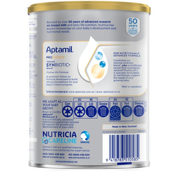 Sữa Aptamil Úc Profutura số 2 800g (6 - 12 tháng) (Giao bao bì ngẫu nhiên)