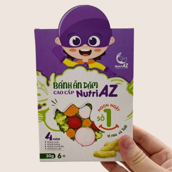 banh-an-dam-nutiaz-vi-rau-cu-tuoi-30g-tren-6-thang-1773715451 Bánh ăn dặm NutiAZ vị rau củ tươi 30g (Trên 6 tháng)