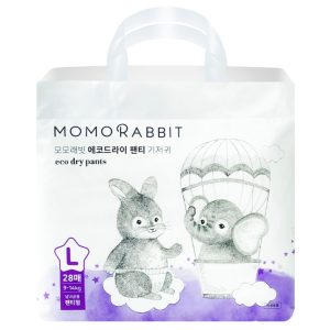Bỉm quần Momo Rabbit ban đêm size L 28 miếng (9-14kg)