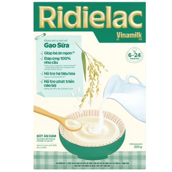 bot-an-dam-gao-sua-ridielac-hg-200g-1779440549 Bột ăn dặm gạo sữa Ridielac HG 200g