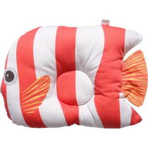 Gối lõm sơ sinh Royal hình cá 3D 35cm