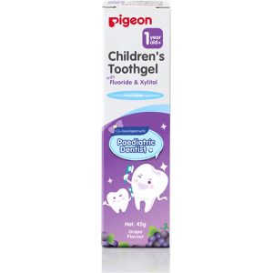 Kem đánh răng trẻ em Pigeon hương nho 45g (Trên 1 tuổi)