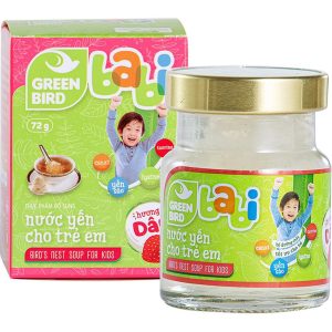 Nước yến sào Green Babi hương dâu hũ 72g